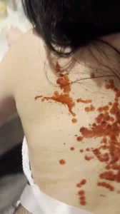 [原创]浴室滴蜡调教骚母狗2